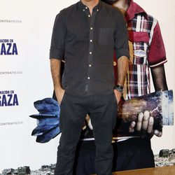 Jon Sistiaga en el estreno de 'Nacido en Gaza'