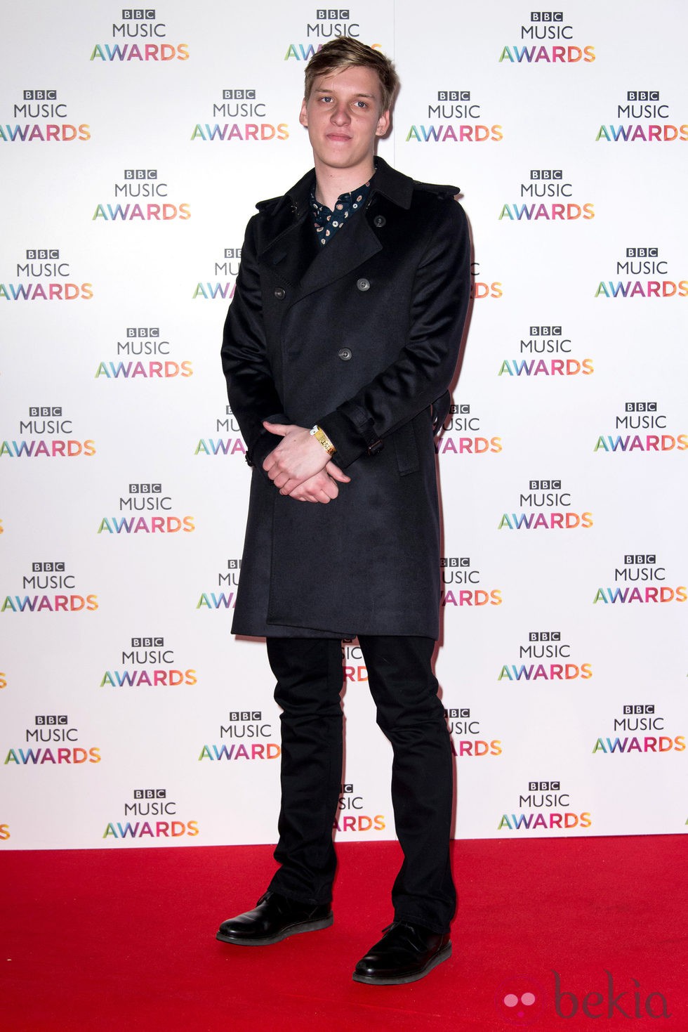 George Ezra en la entrega de los BBC Music Awards 2014