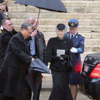 Michiko de Japón en el funeral de Fabiola de Bélgica