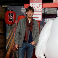 Fernando Morientes en el estreno de 'Big Hero 6' en Madrid