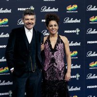 Nacho Guerreros y Cristina Medina en los Premios 40 Principales 2014