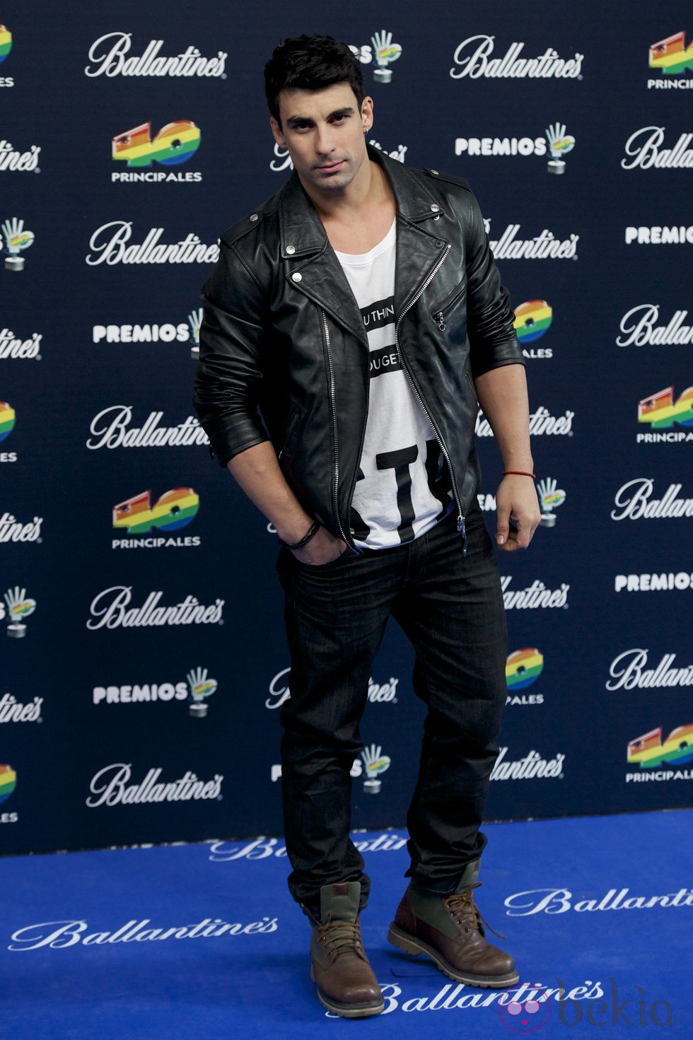 Christian Sánchez en los Premios 40 Principales 2014