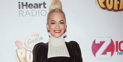 Rita Ora acude al Jingle Ball 2014 en Nueva York