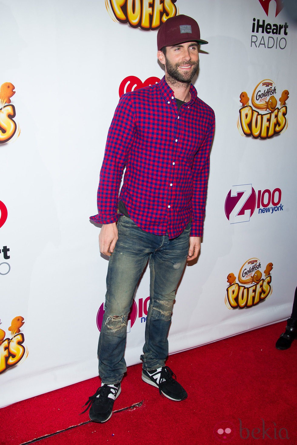 Adam Levine acude al Jingle Ball 2014 en Nueva York