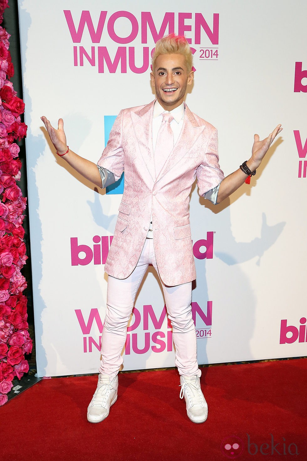 Frankie Grande en la gala Billboard Women in Music 2014