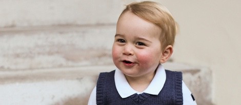 El Príncipe Jorge de Cambridge, en su nuevo retrato navideño