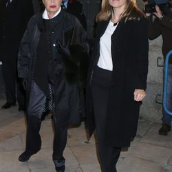 Gemma Cuervo y Natalia Guillén Cuervo en el funeral de la Duquesa de Alba en Madrid