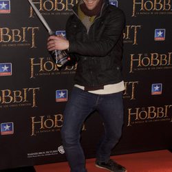 Bernabé Fernández en el estreno de 'El Hobbit: La batalla de los cinco ejercitos'