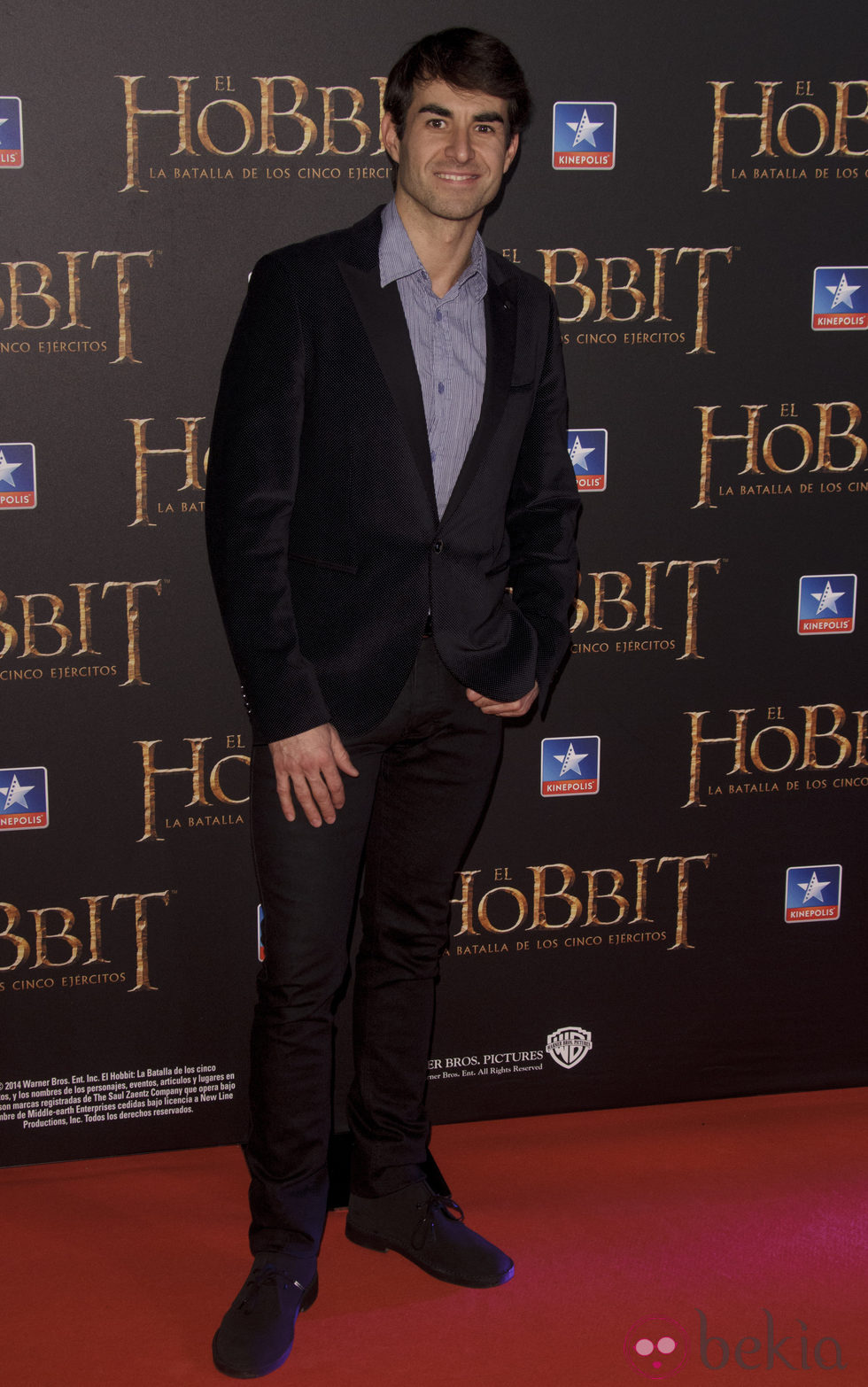 Dani Muriel en el estreno de 'El Hobbit: La batalla de los cinco ejercitos'
