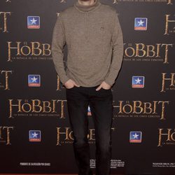 Gorka Otxoa en el estreno de 'El Hobbit: La batalla de los cinco ejercitos'