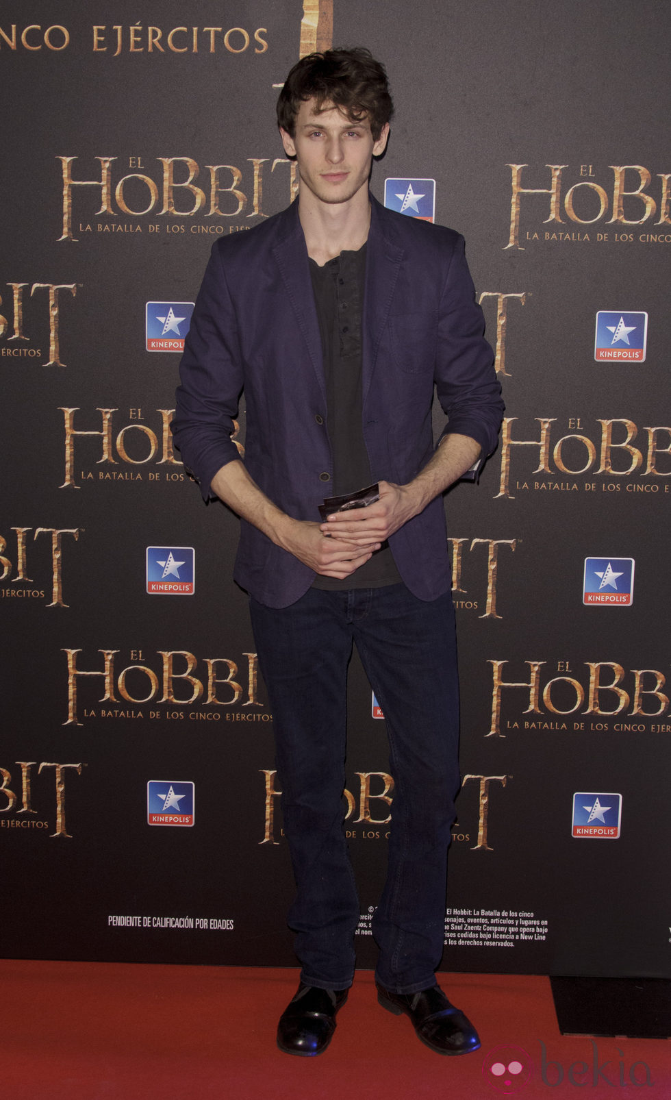 Nicolás Coronado en el estreno de 'El Hobbit: La batalla de los cinco ejercitos'