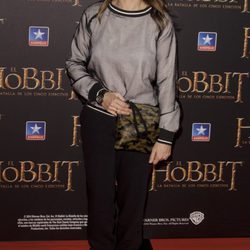 Helena Resano en el estreno de 'El Hobbit: La batalla de los cinco ejércitos'