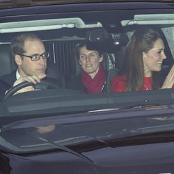 Los Duques de Cambridge y María Teresa Turrión Borrallo en un almuerzo prenavideño en Buckingham Palace