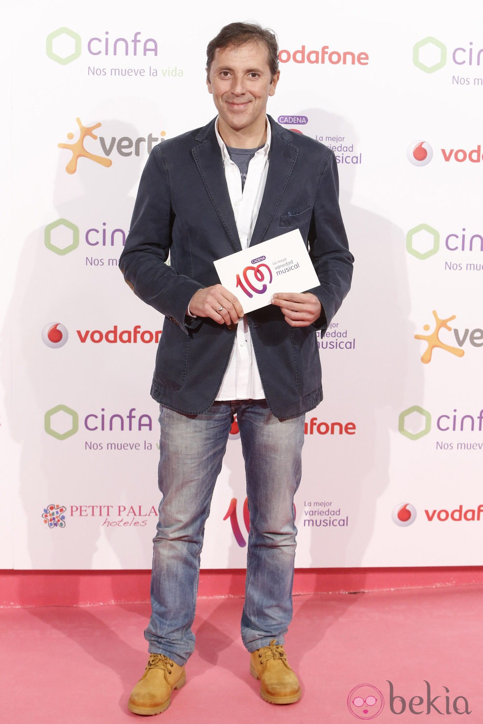 Paco González en la entrega de los Premios Pie Derecho 2014