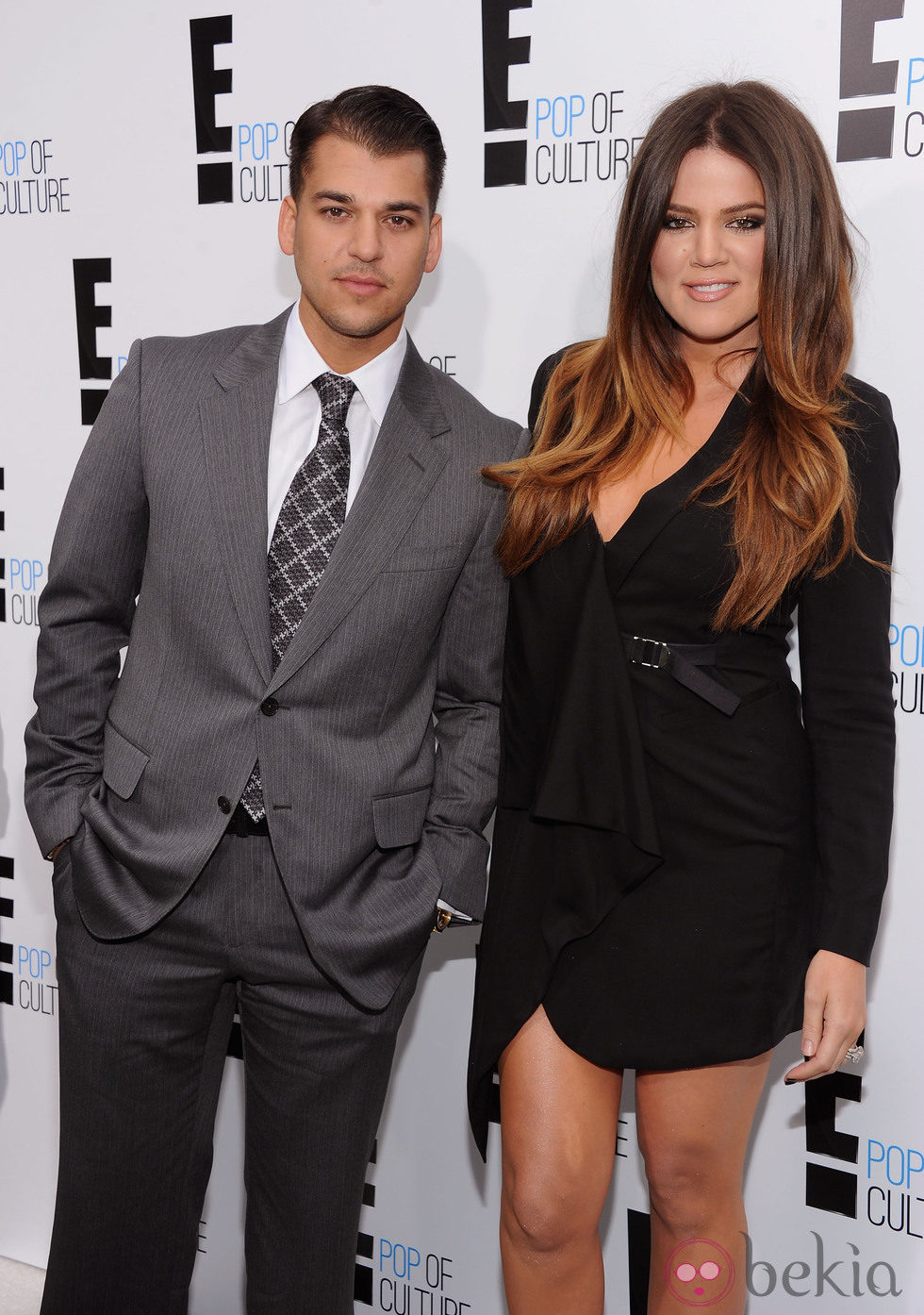 Rob Kardashian junto a su hermana Khloe