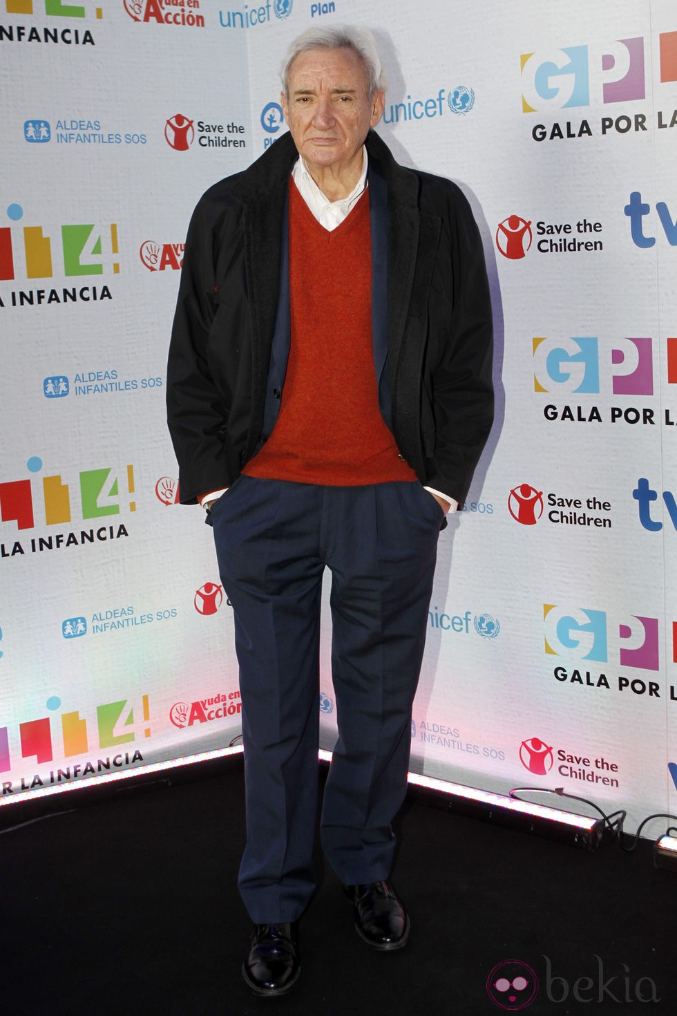 Luis del Olmo en la Gala por la Infancia de TVE