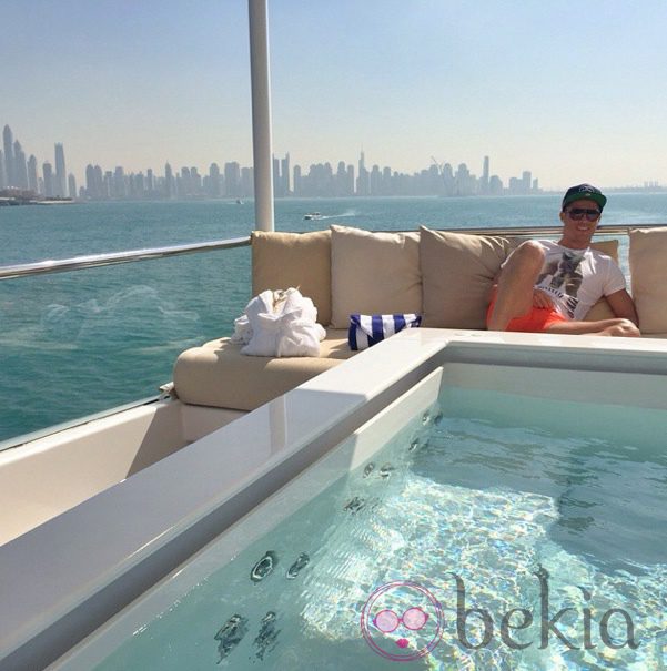 Cristiano Ronaldo en sus vacaciones navideñas en Dubai