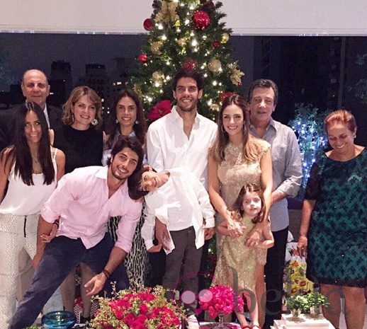 Kaká y Caroline Celico pasan el día de Navidad juntos tras anunciar su separación