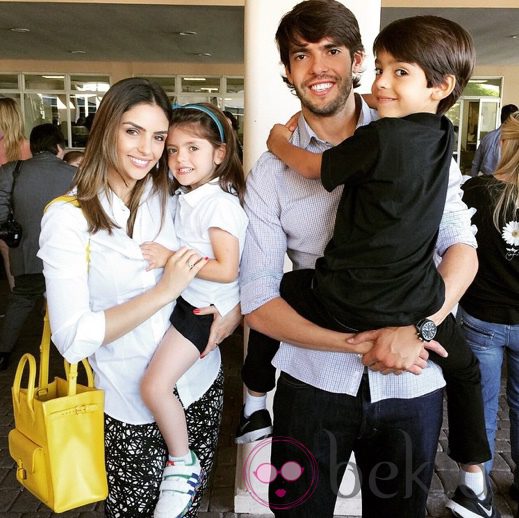 Kaká y Caroline Celico pasan las navidades en familia a pesar de haber anunciado su separación