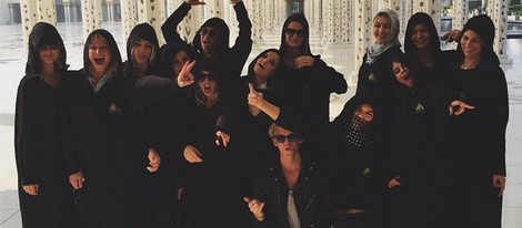 Kendall Jenner, Selena Gomez y Gigi Hadid en Abu Dhabi