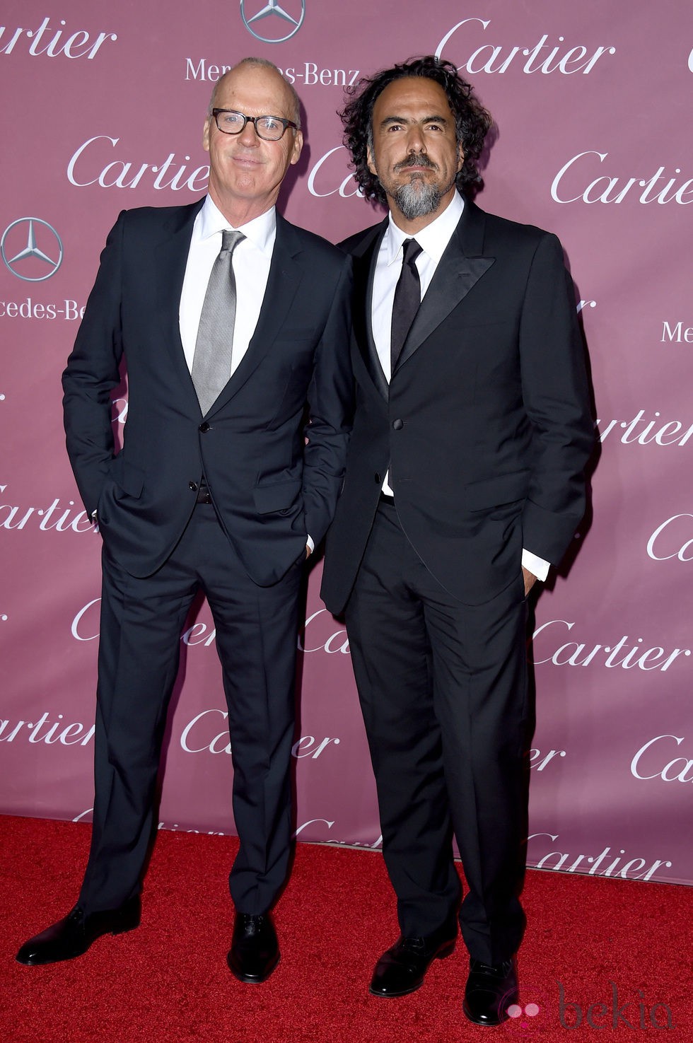 Michael Keaton y Alejandro González Iñárritu en el Festival de Palm Springs 2015