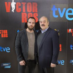 Carles Francino y Tito Valverde en la presentación de 'Víctor Ros'