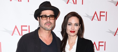 Brad Pitt y Angelina Jolie en los AFI Awards 2014