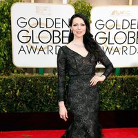 Laura Prepon en la alfombra roja de los Globos de Oro 2015