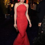 Rita Ora en la fiesta organizada por Warner tras los Globos de Oro 2015