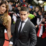 James Rodriguez y Daniela Ospina en la entrega del Balón de Oro 2014