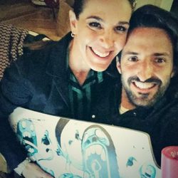 Raquel Sánchez Silva con Matías Dumont en el día de su 42 cumpleaños