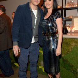 Katy Perry y John Mayer en un evento de la American Cancer Society