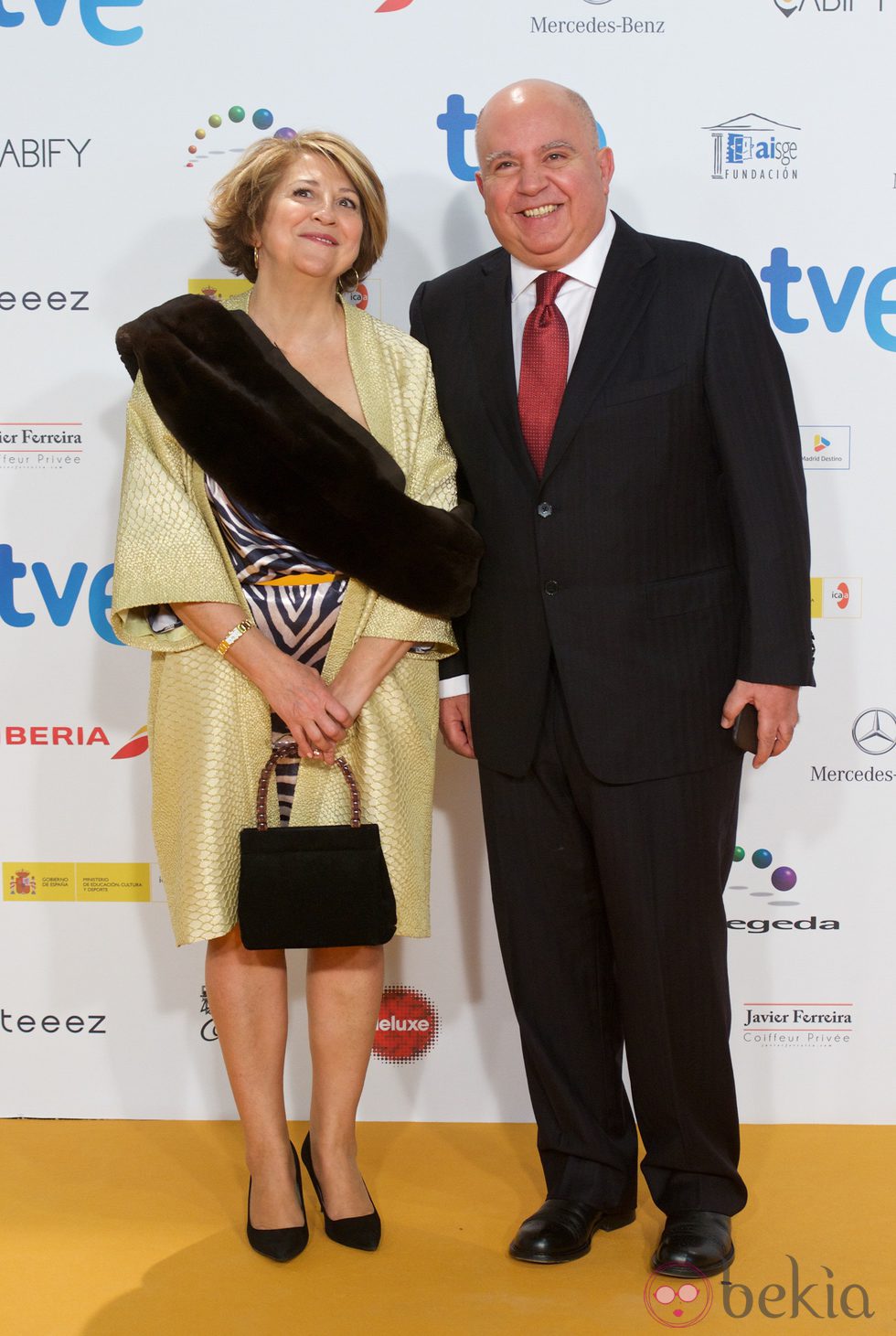Agustín Almodóvar en la alfombra roja de los Premios José María Forqué 2015