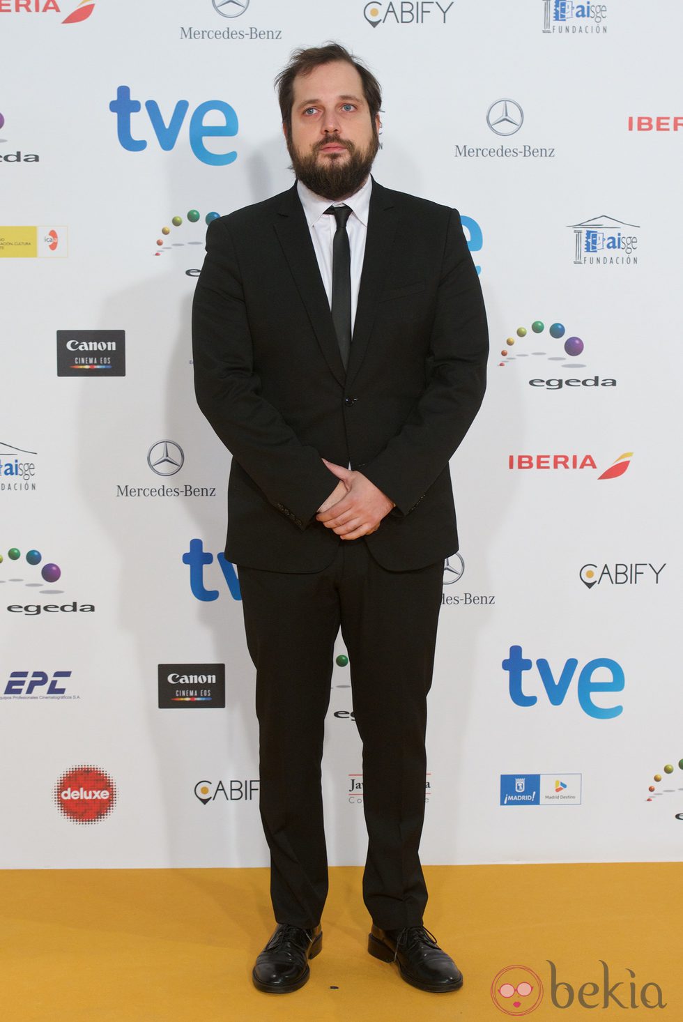 Carlos Vermut en la alfombra roja de los Premios José María Forqué 2015