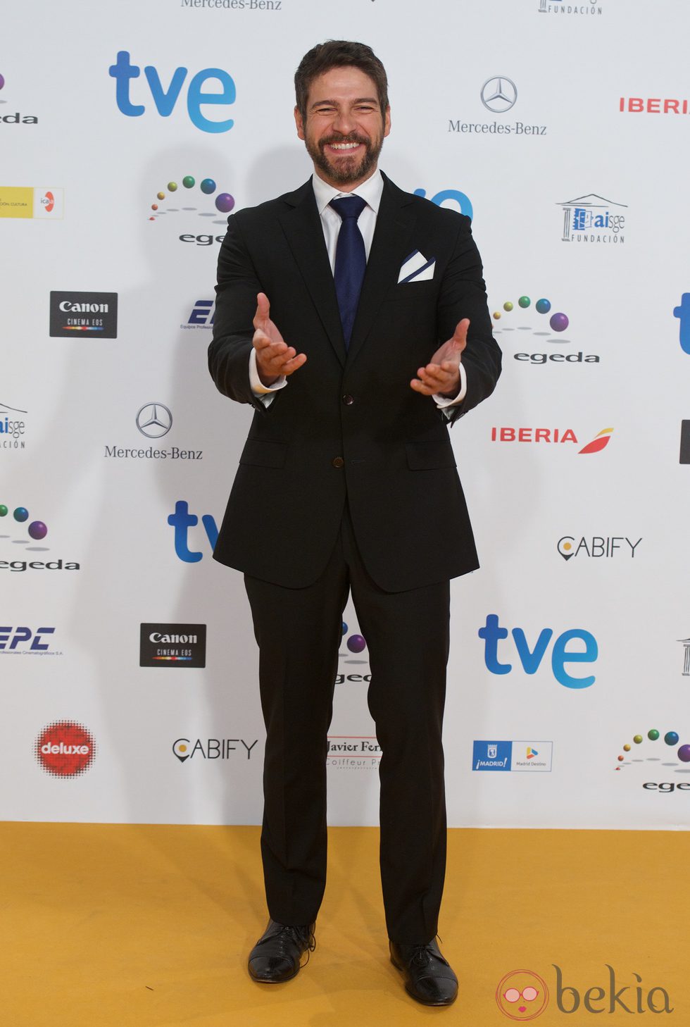 Félix Gómez en los Premios José María Forqué 2015