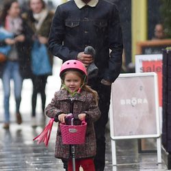 David Beckham con su hija Harper Seven en Nothing Hill