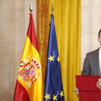 El Rey Felipe VI en la entrega de los Premios Nacionales de Investigación 2014