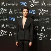 Bárbara Lennie en la fiesta de los nominados a los Goya 2015