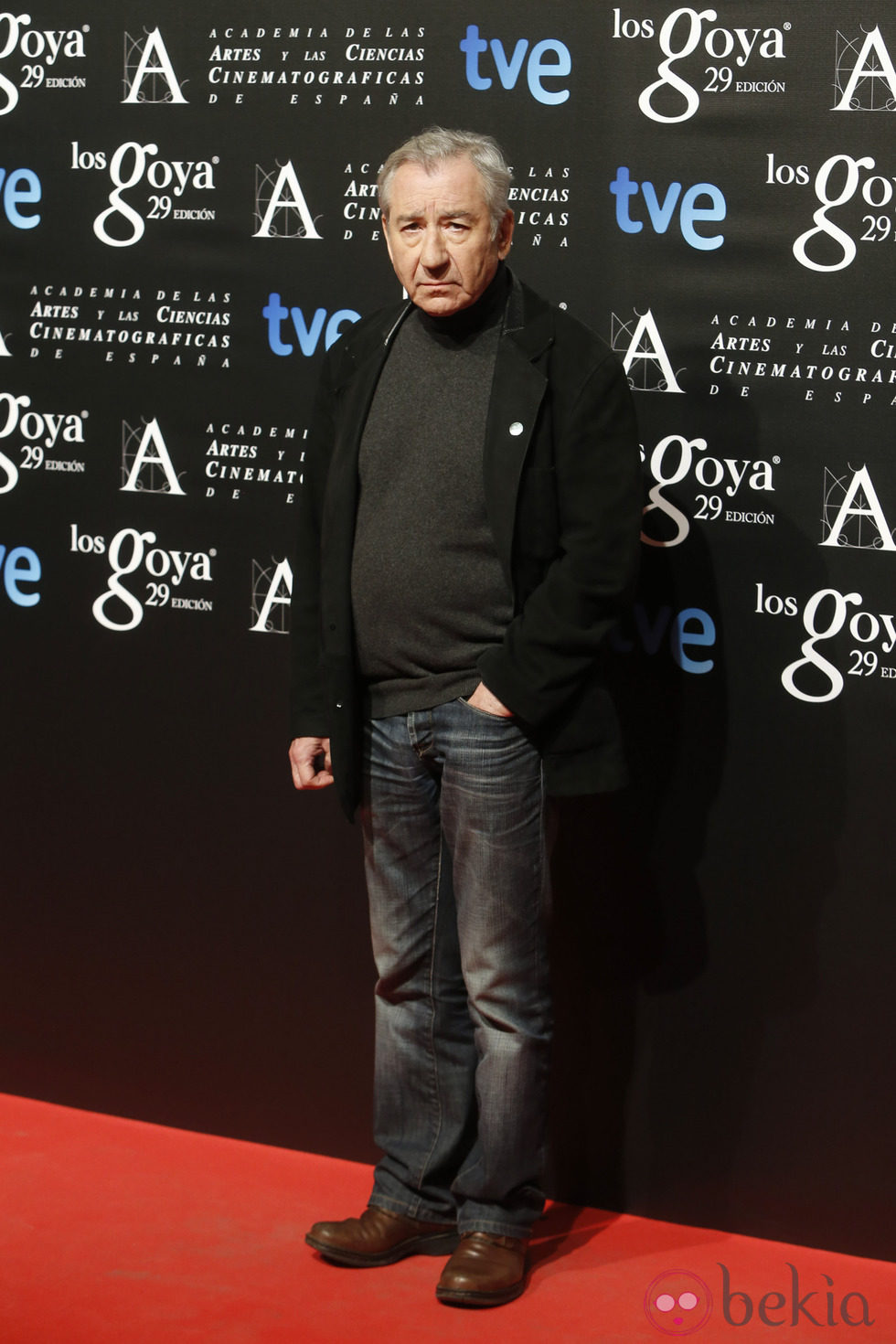 José Sacristán en la fiesta de los nominados a los Goya 2015