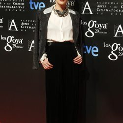 María León en la fiesta de los nominados a los Goya 2015