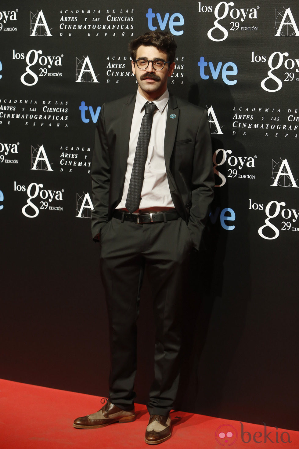 David Verdaguer posa en la fiesta de nominados a los Premios Goya 2015
