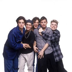 El grupo 'Take That' en una sesión de foto en marzo de 1993