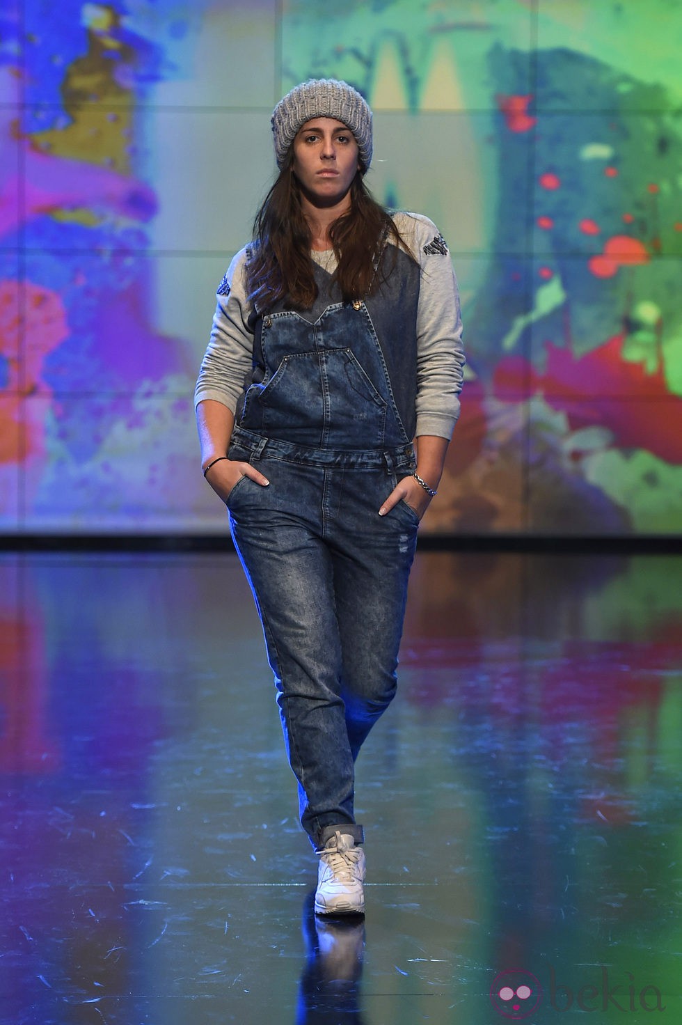Anabel Pantoja desfilando en la Sálvame Fashion Week