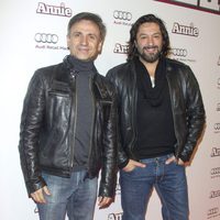 Jose Mota y Rafael Amargo en la premiere de 'Annie' en Madrid