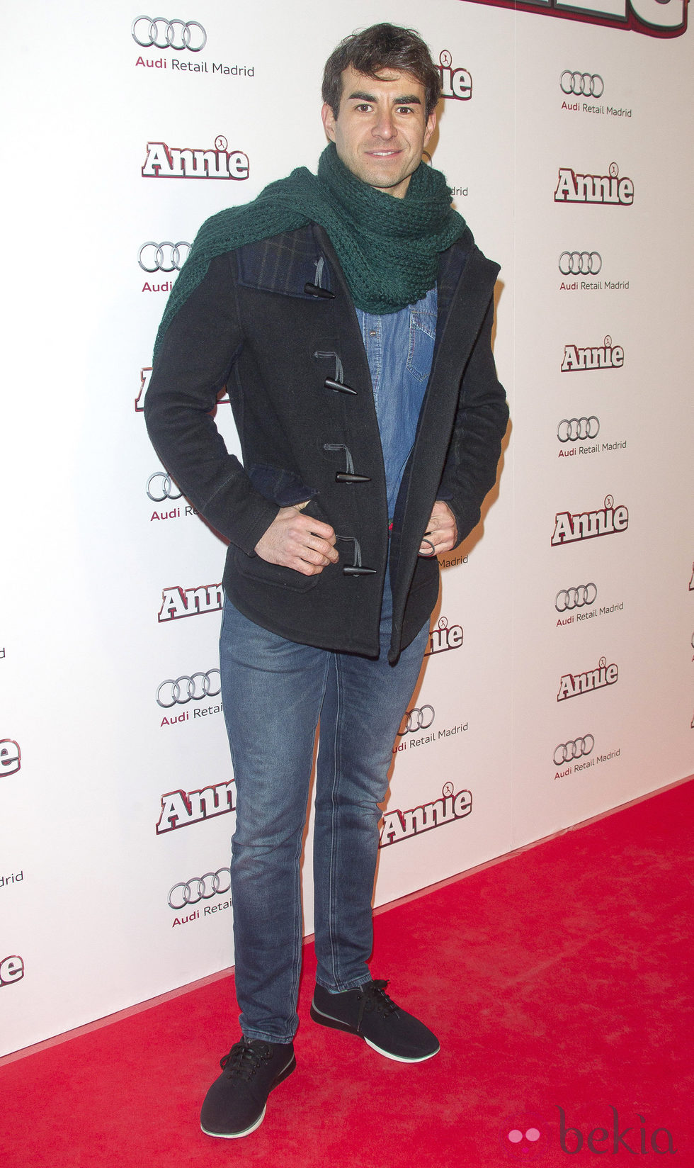 Daniel Muriel en la premiere de 'Annie' en Madrid