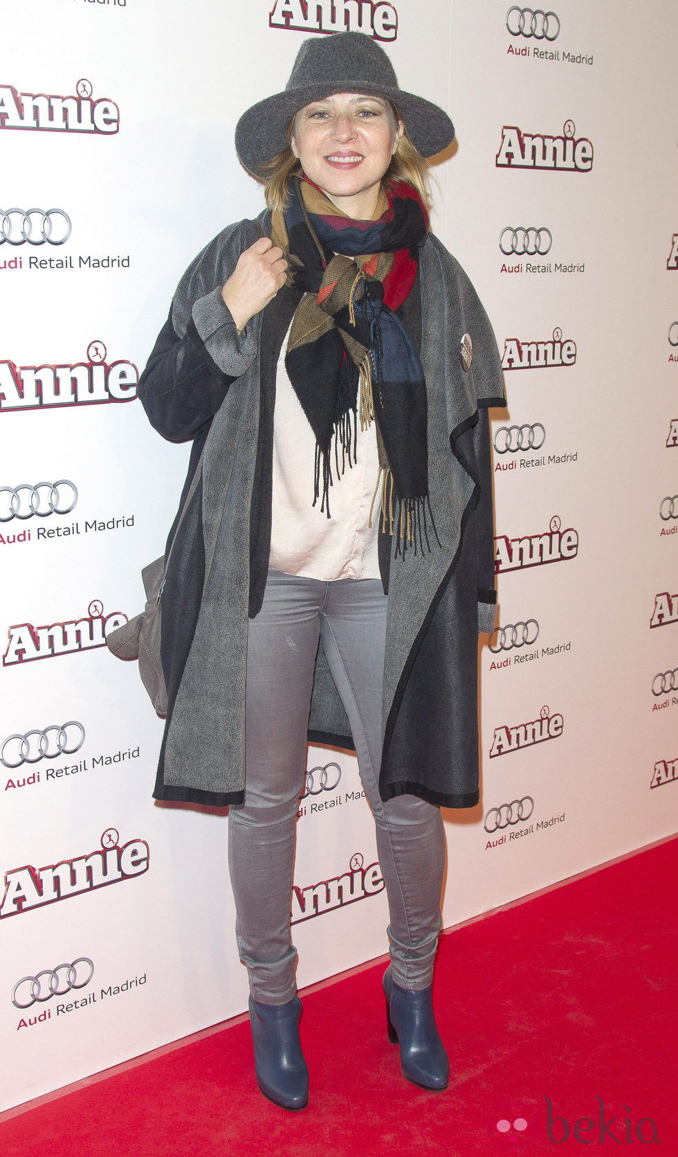 Pilar Castro en la premiere de 'Annie' en Madrid