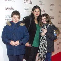 Lucía Etxebarría en la premiere de 'Annie' en Madrid