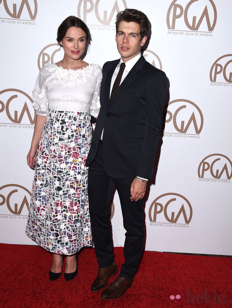 Keira Knightley y James Righton en los Producers Guild Awards 2015