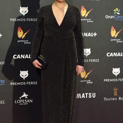 Marina Salas en la alfombra roja de los Premios Feroz 2015