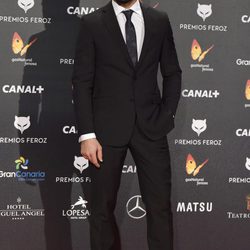 Antonio Velázquez en la alfombra roja de los Premios Feroz 2015
